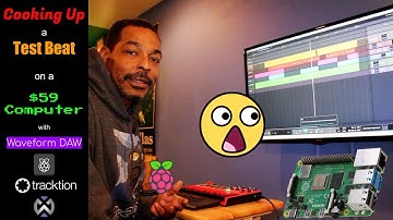 Cooking up a Beat on a $59 DAW Raspberry Pi4 + Tracktion Waveform10