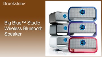 Big Blue™ Studio Wireless Bluetooth Speaker Pairing w/ Apple Devices How to Video