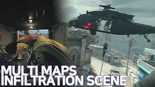 Call Of Duty Modern Warfare MULTI MAPS INTRO INFILTRATION SCENE