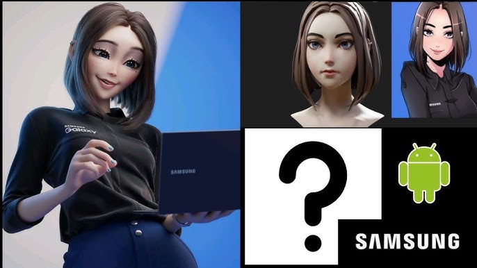 Really cool mashup of Alita and Sam (Samsung galaxy girl) from