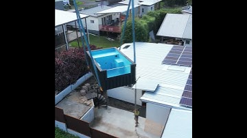 Watch this 4M Container Pools get installed!