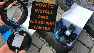 How to Install a Ring Floodlight Camera with wiring Diagram