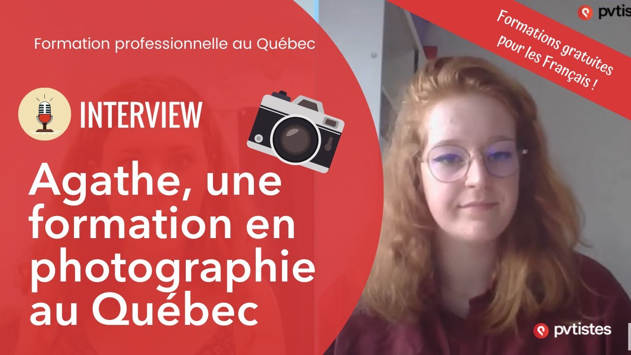 Interview d'Agathe, en formation professionnelle au Québec (en photographie)