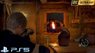Resident Evil 4 Remake PS5 - Aggressive Gameplay  No Damage  4k\/60FPS