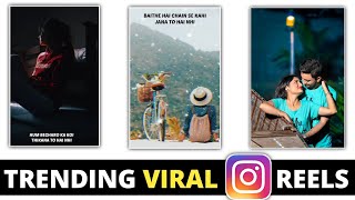 Baithe Hai Chain Se Kahi Reels Status Video Kaise Banaye? Viral Sayari Quotes Reels Video Editing screenshot 5