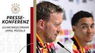 RE-LIVE | Pressekonferenz der Nationalmannschaft mit Julian Nagelsmann & Jamal Musiala
