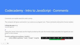 8. Comments in JavaScript