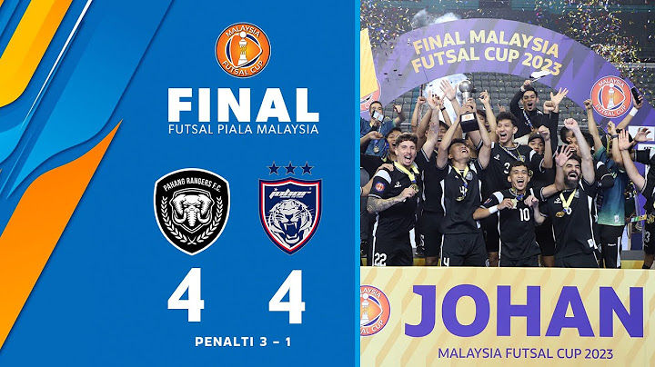 Sorotan Perlawanan: Pahang Rangers 4 (3) - 4 (1) Johor Darul Ta'zim | Final | Futsal Piala Malaysia