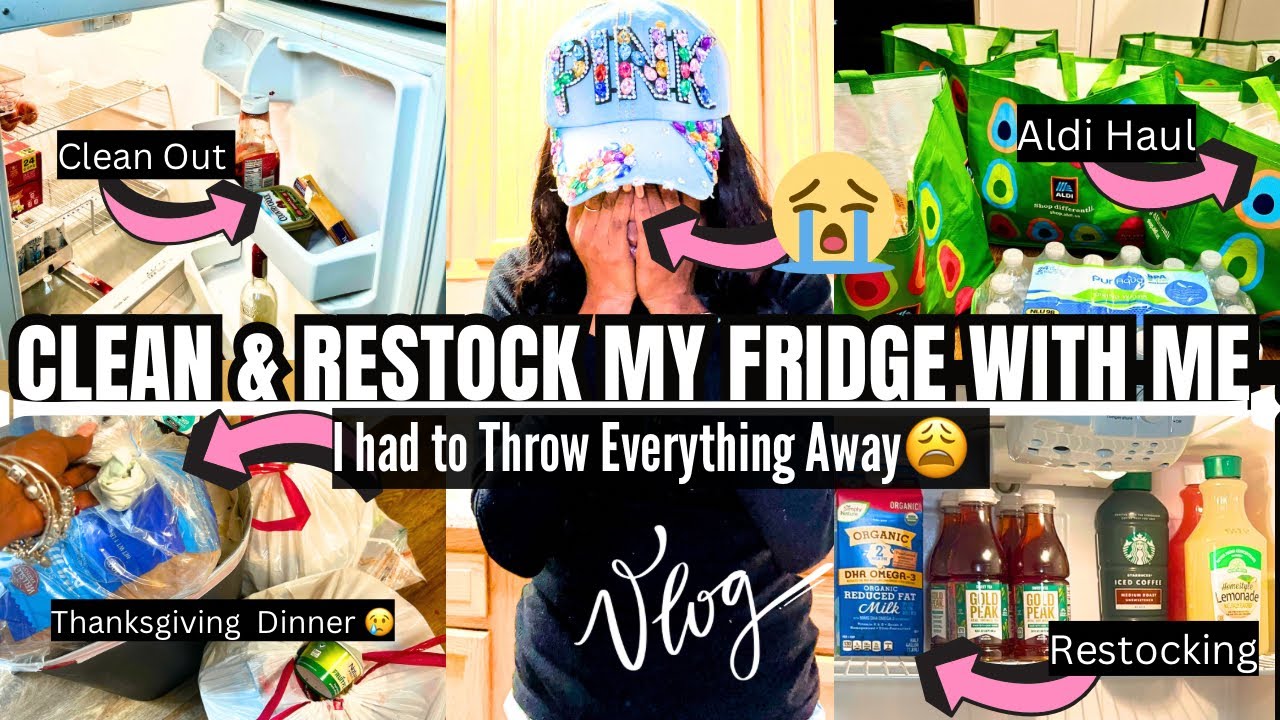 I had to throw EVERYTHING AWAY😢Deep Clean with Me Refrigerator