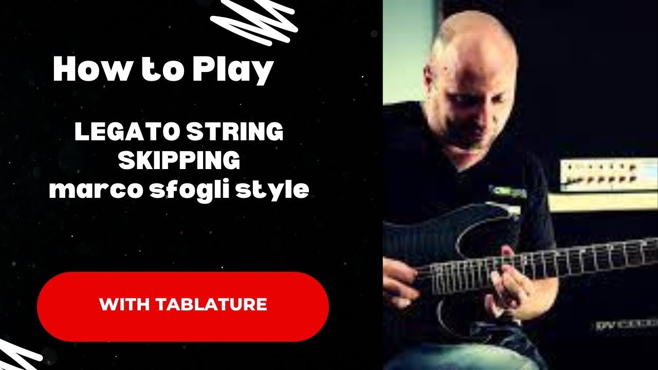 How To Play Legato Sttring Skipping Licks Lead Guitar Lesson YouTube