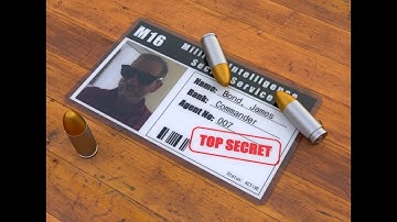 Blender: Modeling an ID Card and Bullets (Part 1)