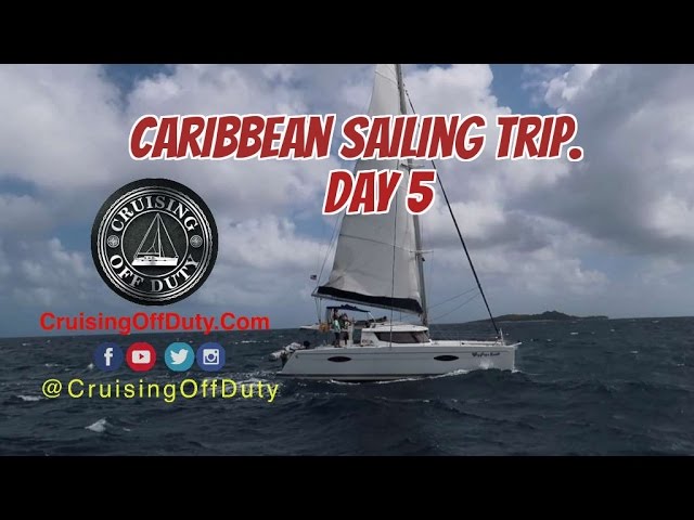 Caribbean Sailing Trip. Day 5. Soggy Dollar Beach Bar. B.V.I.  Ep55. (in 4K)