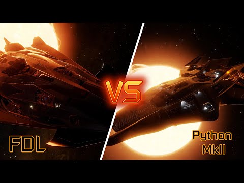 Elite Dangerous | vs MAJOR DISTRESS (FDL vs Python MkII)