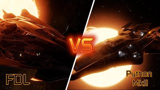 Famous Elite Dangerous | vs MAJOR DISTRESS (FDL vs Python MkII) Profile