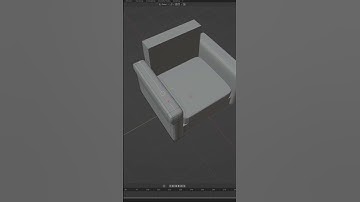 Armchair Modeling in 10 Seconds 🤯  #blender3d #3danimation #blender
