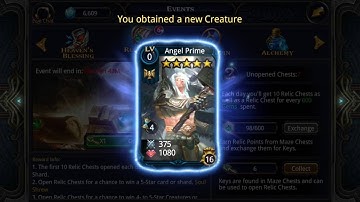 Deck Heroes: 10 Relic Chest Opening (5* Creature) pt2