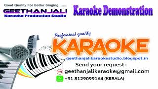 KANNEER PAADAM KOYYUM NERAM KARAOKE MEHBIN MAAPPILA SONG GEETHANJALI KARAOKE STUDIO