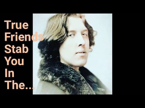 Oscar Wilde knows/Speech/Quotes