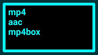Extract audio aac from mp4