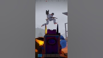 Defending Against My Local Chinese Zerg #rust #rustconsole #gaming