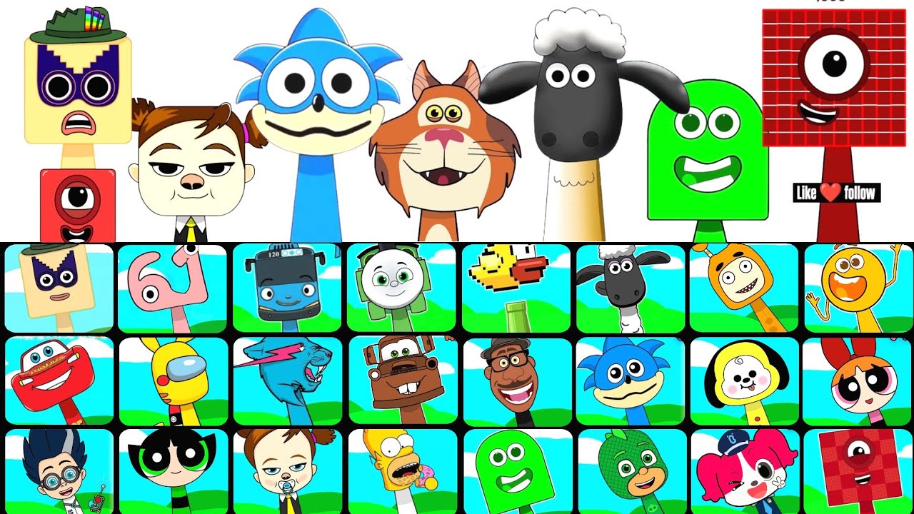 My Sprunki OC Twenty One from ONE HUNDRED THOUSAND From Numberblocks Game.Phase 1 to Phase 2 Past 26