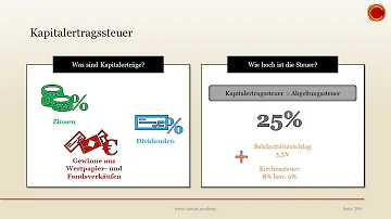 Wer ist von der Kapitalertragssteuer befreit?