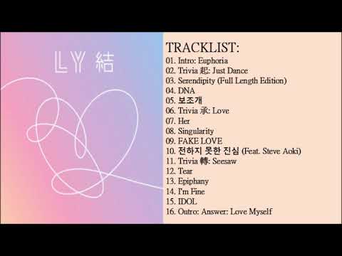 [FULL ALBUM] BTS (방탄소년단) - LOVE YOURSELF 結 Answer (Piano Cover)