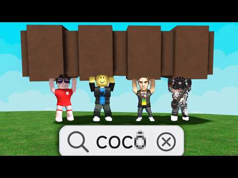 4 GÊNIOS procurando PALAVRAS ALEATÓRIAS no roblox