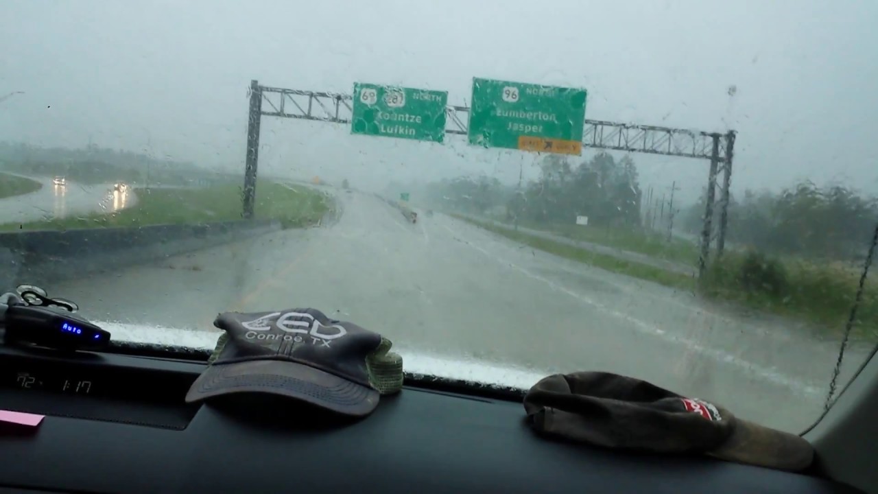 Hurricane Harvey Lumberton, Tx - &quot;Flooded Hwy 96 / 69 heading north to Kountze/Silsbee Y&quot; 8-30 ...