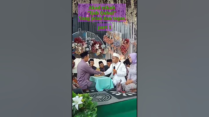 ijab qabul yg jelas,tegas,dan benar,simpe dan mudah di tiru