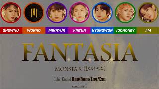 MONSTA X (몬스타엑스) - Fantasia (Color Coded Han/Rom/Eng/Esp Lyrics)