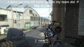 COD Black Ops 2 Double HeadShot One Shot Kill Cam