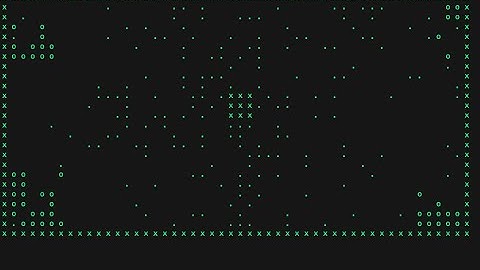 c++ ants simulation (command line)  - part one