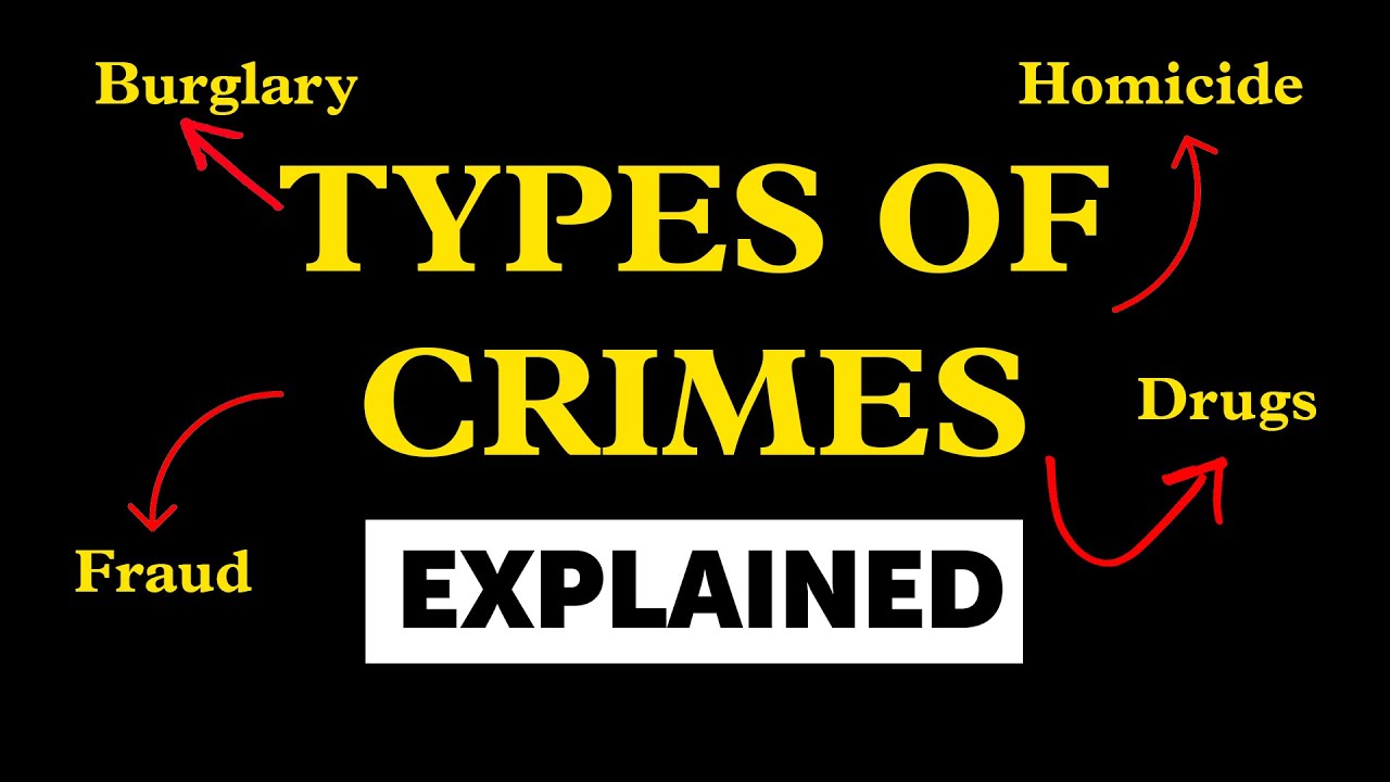 Types Of Crimes Explained in 5 Minutes YouTube