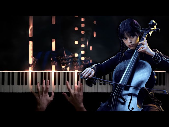 Wednesday - Paint It Black (Cello Scene) - Piano Cover + Sheet Music