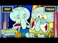 Squidward&#39;s Stages of Anger 😡 | SpongeBob