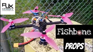 Fishbone 5041 Tri-blades Test Flight on the LDARC 200GT