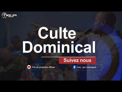 CULTE DOMINICAL 12 JUILLET 2026 AVEC PASTEUR ARISTOTE KAVASALA