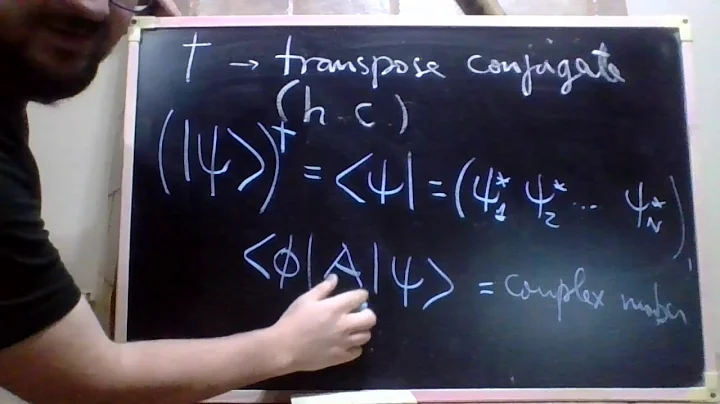 QM - Lecture 1 - Hilbert Spaces and Dirac's Notation