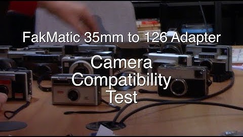 126 Film - FakMatic Adapter Camera Tests