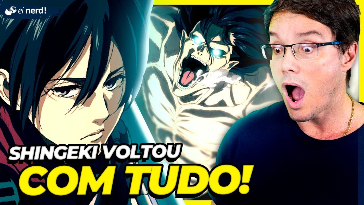 ATTACK ON TITAN VOLTOU E TA MONSTRO! SNK EP 1 