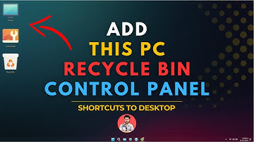 Bring Back Missing This PC, Recycle Bin & Control Panel Icons on Desktop (Windows 10/11)