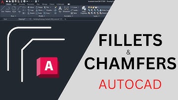 Creating FILLETS & CHAMFERS - AutoCAD