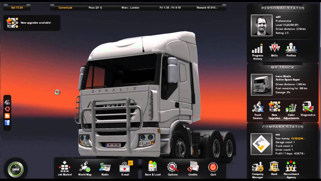 Cara Download Game Truk Simulator Euro Truck Simulator 2 YouTube