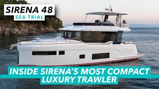 Inside Sirena's most compact luxury trawler | Sirena 48 sea trial review | Motor Boat & Yachting