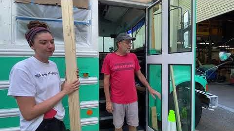 Episode 10: School Bus to Skoolie Door Conversion