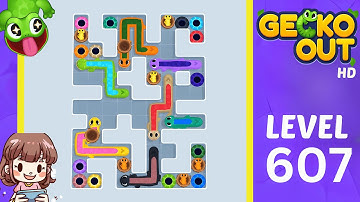 Gecko Out Level 607 Solution Walkthrough
