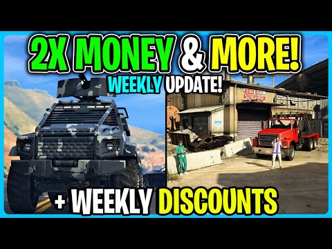 GTA Online WEEKLY UPDATE 2X Money & More!