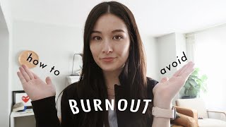 How to Prevent Burnout at Work // 9-5 corporate job tips!
