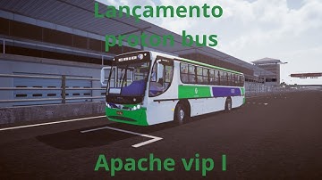 ✅Pronto bus simulator: lançamento do apache vip I modelado por mim 